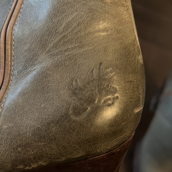 Size 10 John Fluevog washed green boots - Picture 8 of 8